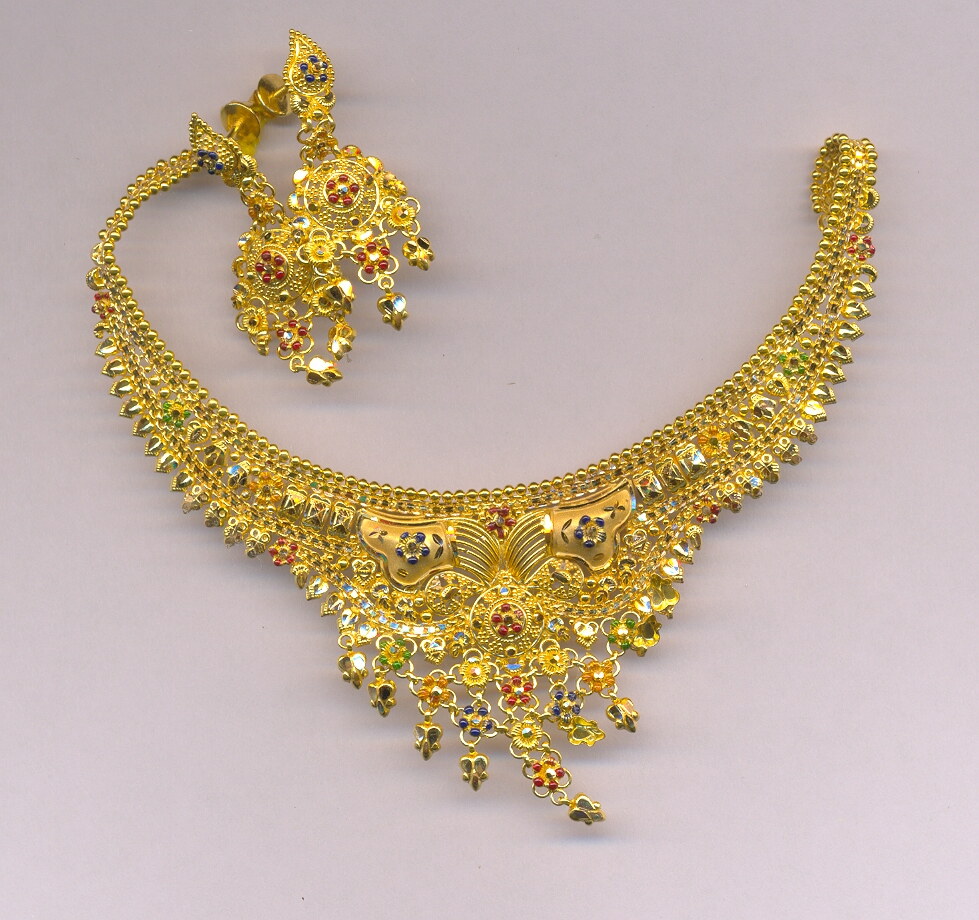 GOLD HALF SET ROUND PLAIN FANCY