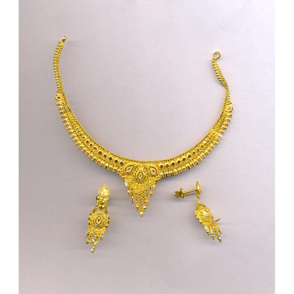 GOLD HALF SET ROUND PLAIN FANCY