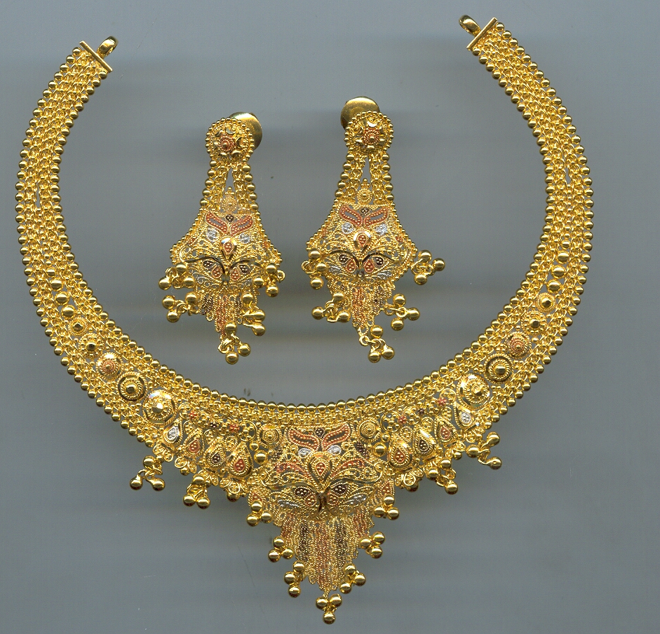 GOLD HALF SET ROUND PLAIN FANCY