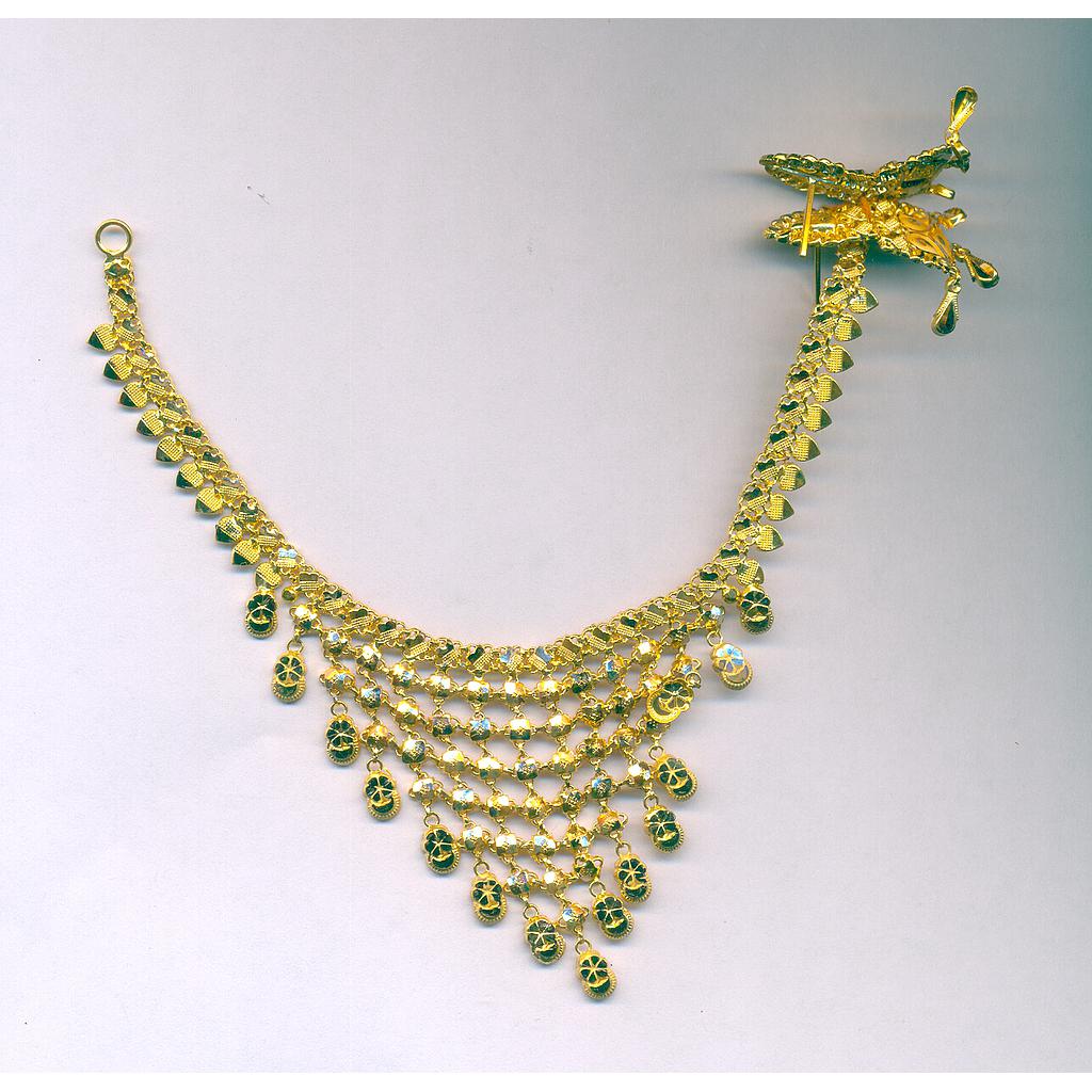 GOLD HALF SET ROUND PLAIN FANCY