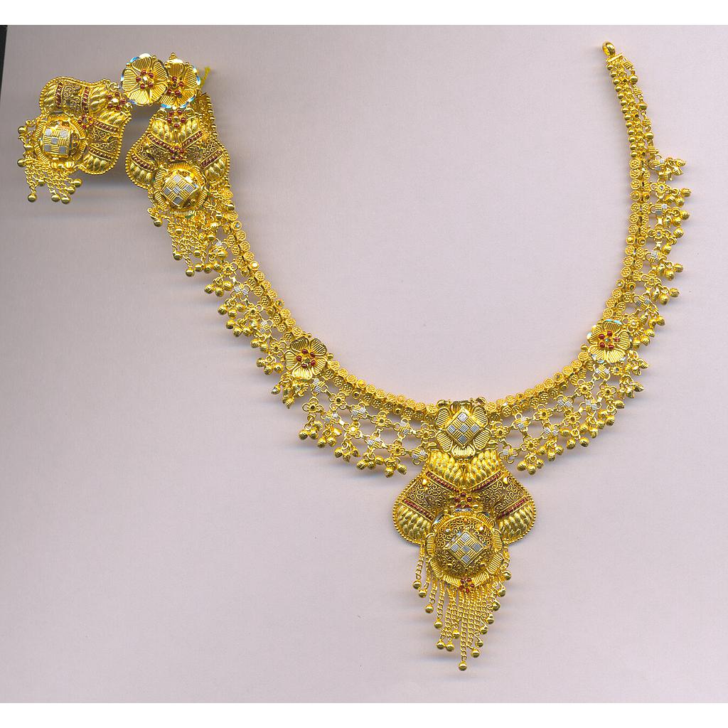 GOLD HALF SET ROUND PLAIN FANCY