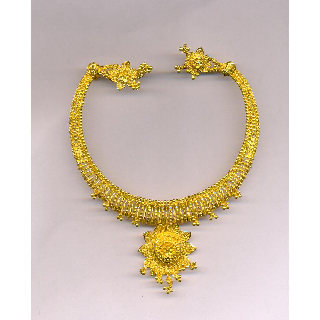 GOLD HALF SET ROUND PLAIN FANCY