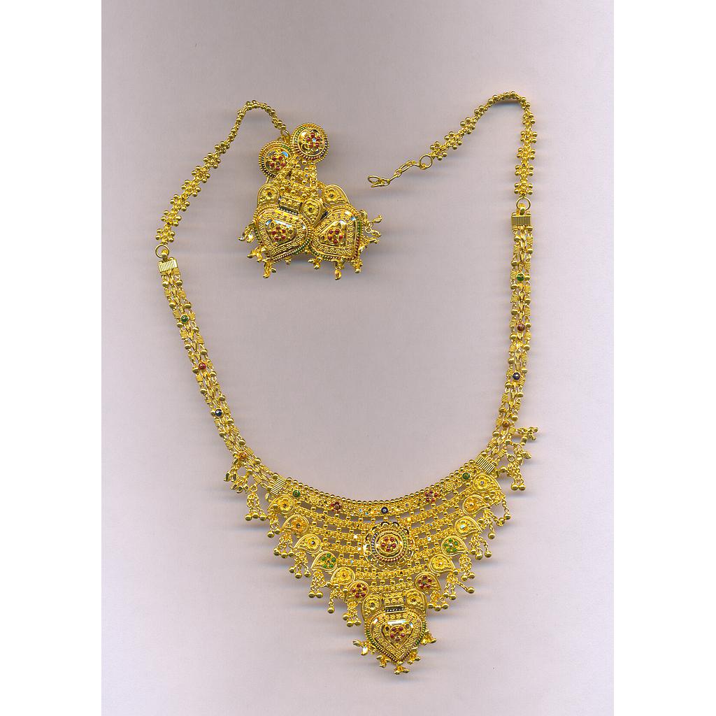 GOLD HALF SET ROUND PLAIN FANCY