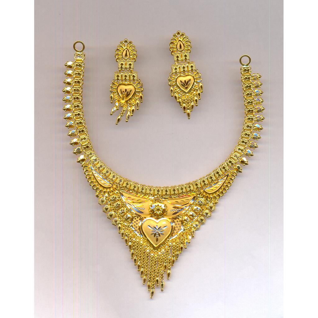 GOLD HALF SET ROUND PLAIN FANCY