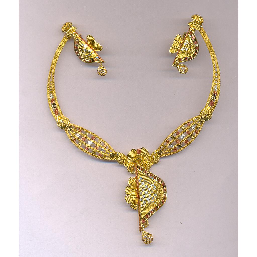 GOLD HALF SET ROUND PLAIN FANCY
