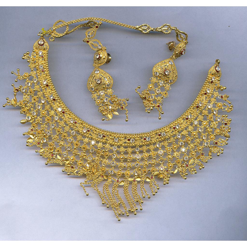 GOLD HALF SET ROUND PLAIN FANCY