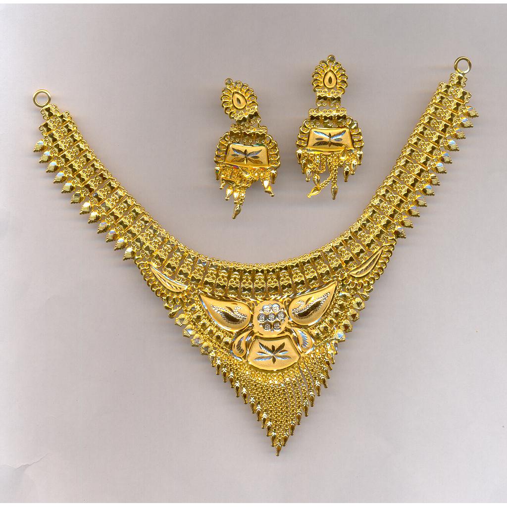GOLD HALF SET ROUND PLAIN FANCY