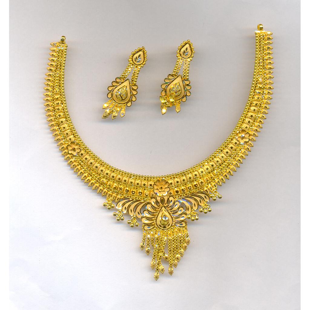 GOLD HALF SET ROUND PLAIN FANCY