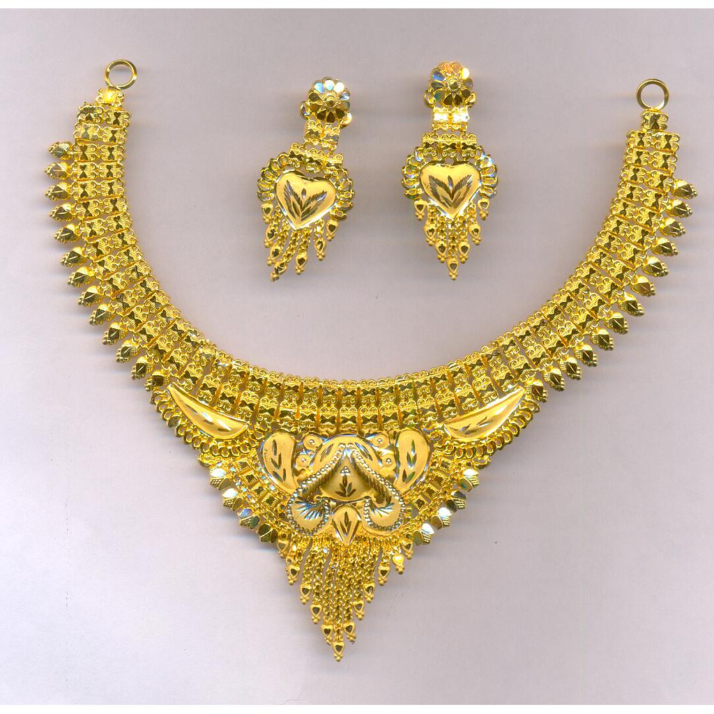 GOLD HALF SET ROUND PLAIN FANCY
