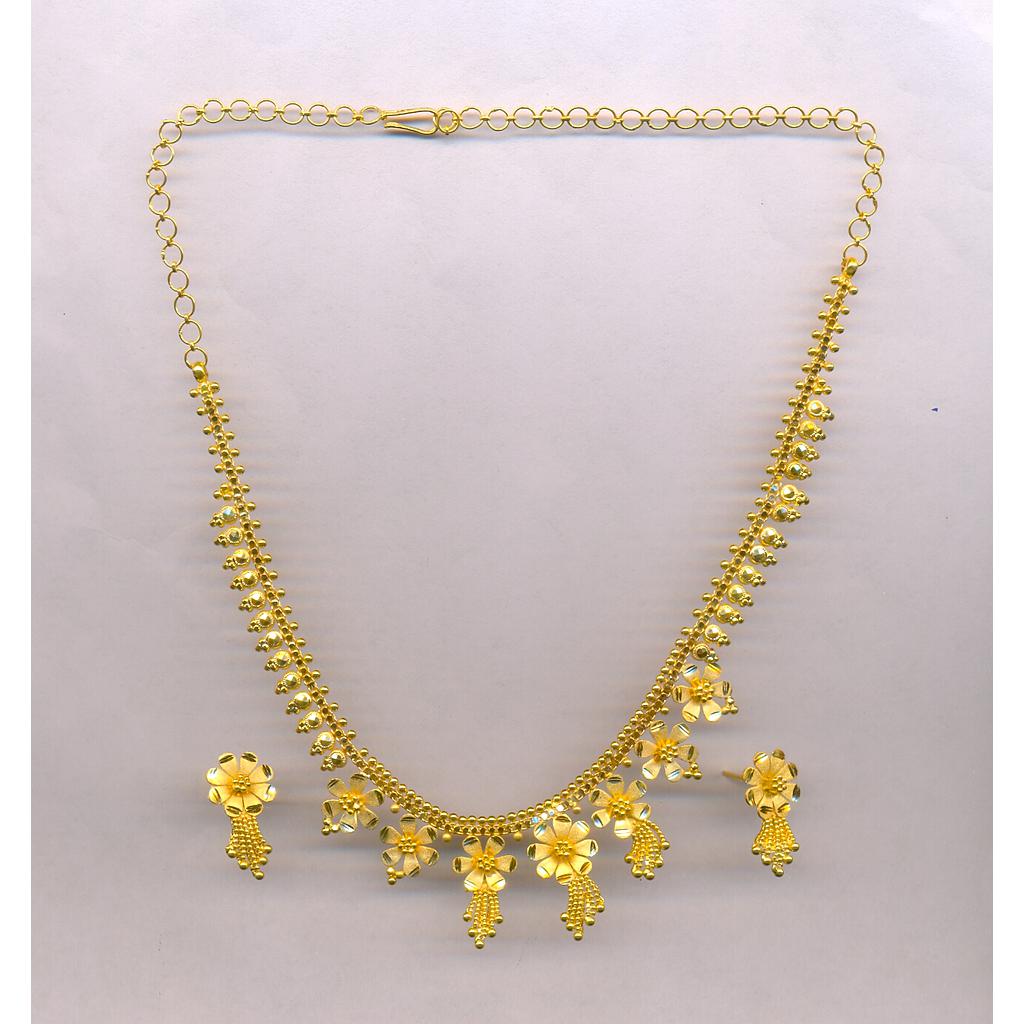 GOLD HALF SET ROUND PLAIN FANCY