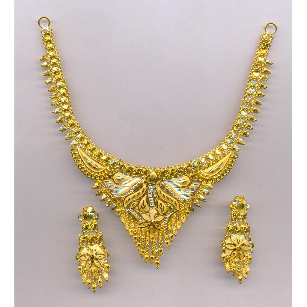 GOLD HALF SET ROUND PLAIN FANCY
