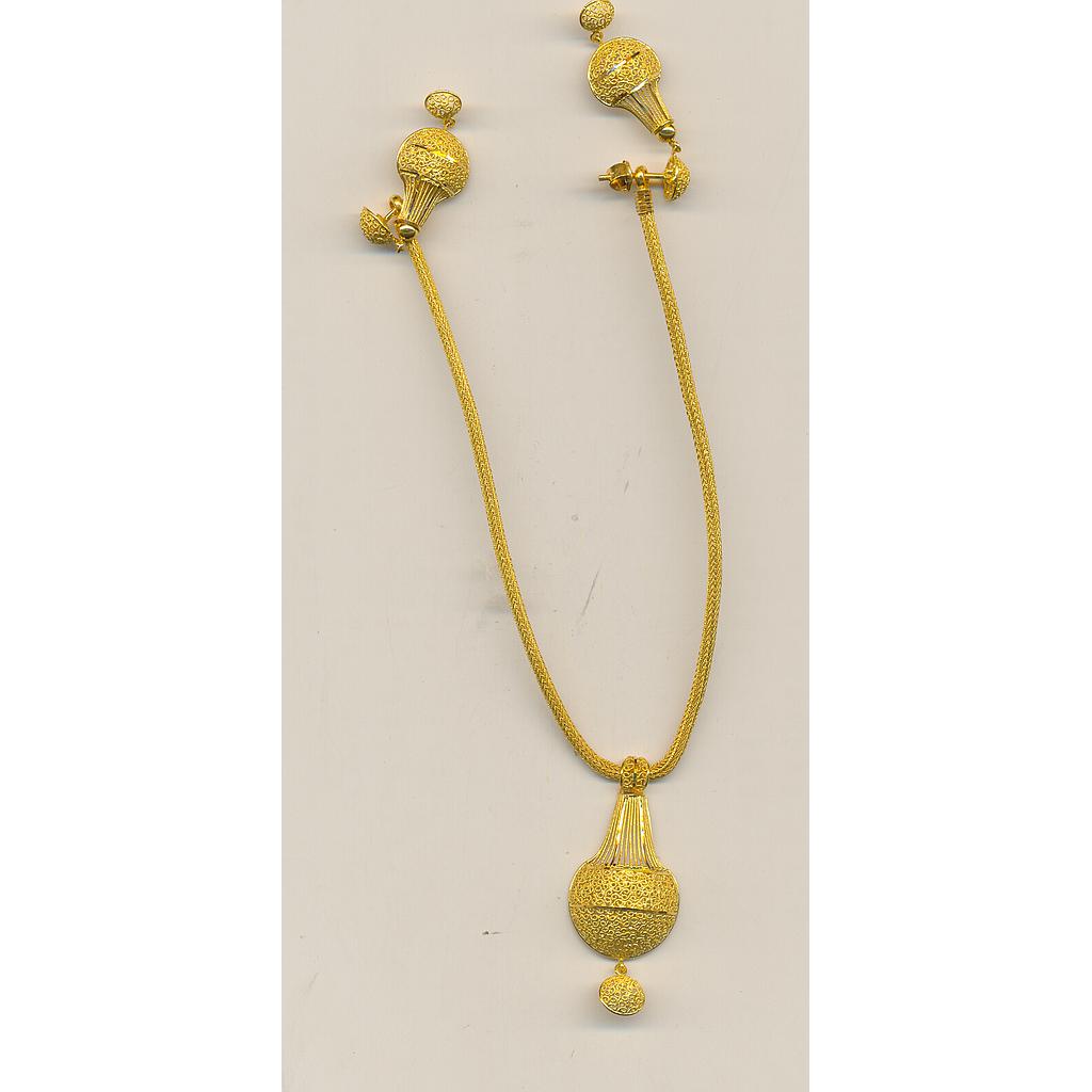 GOLD HALF SET ROUND PLAIN FANCY