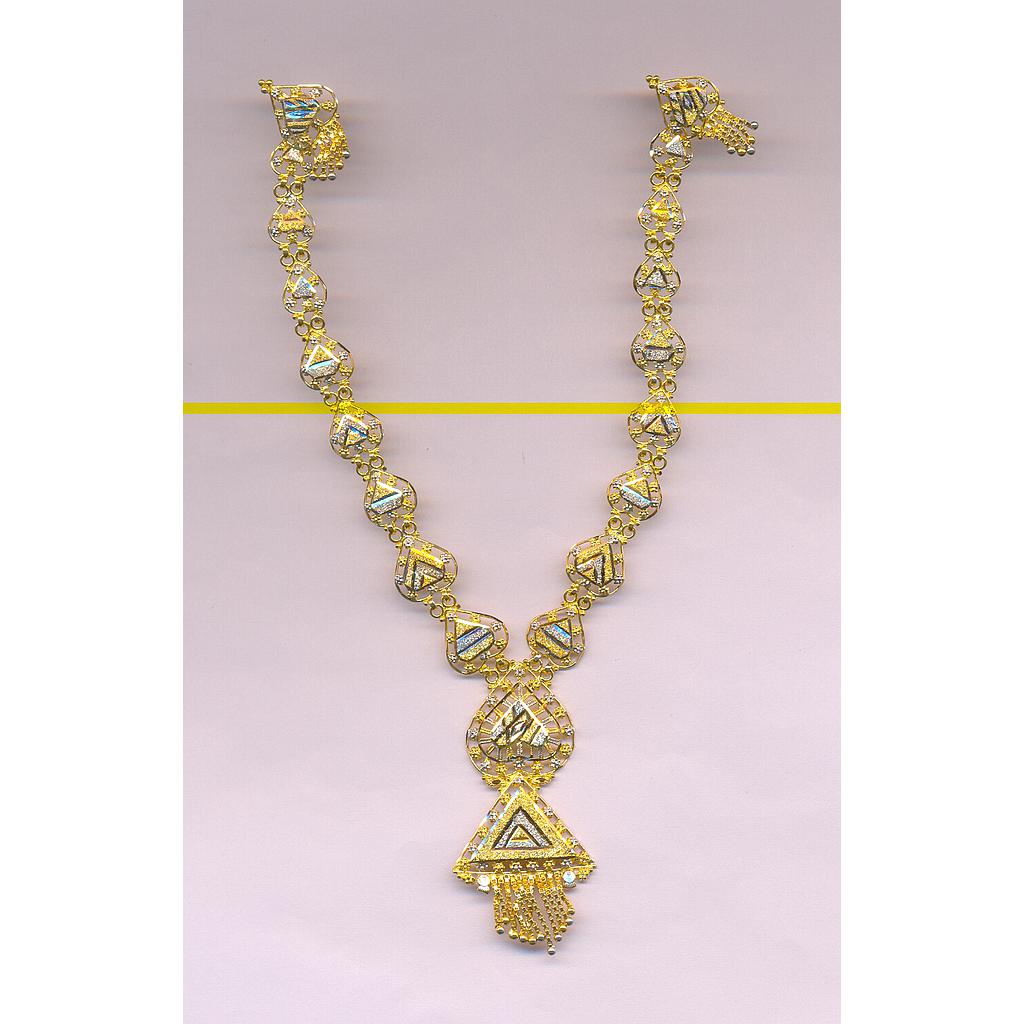 GOLD HALF SET ROUND PLAIN FANCY