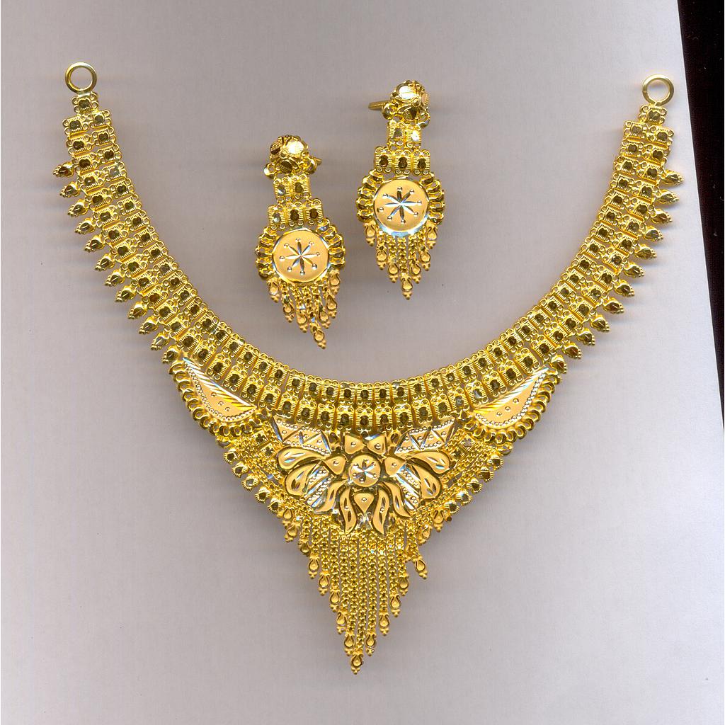 GOLD HALF SET ROUND PLAIN FANCY
