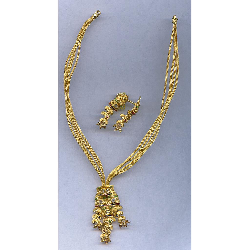GOLD HALF SET ROUND PLAIN FANCY