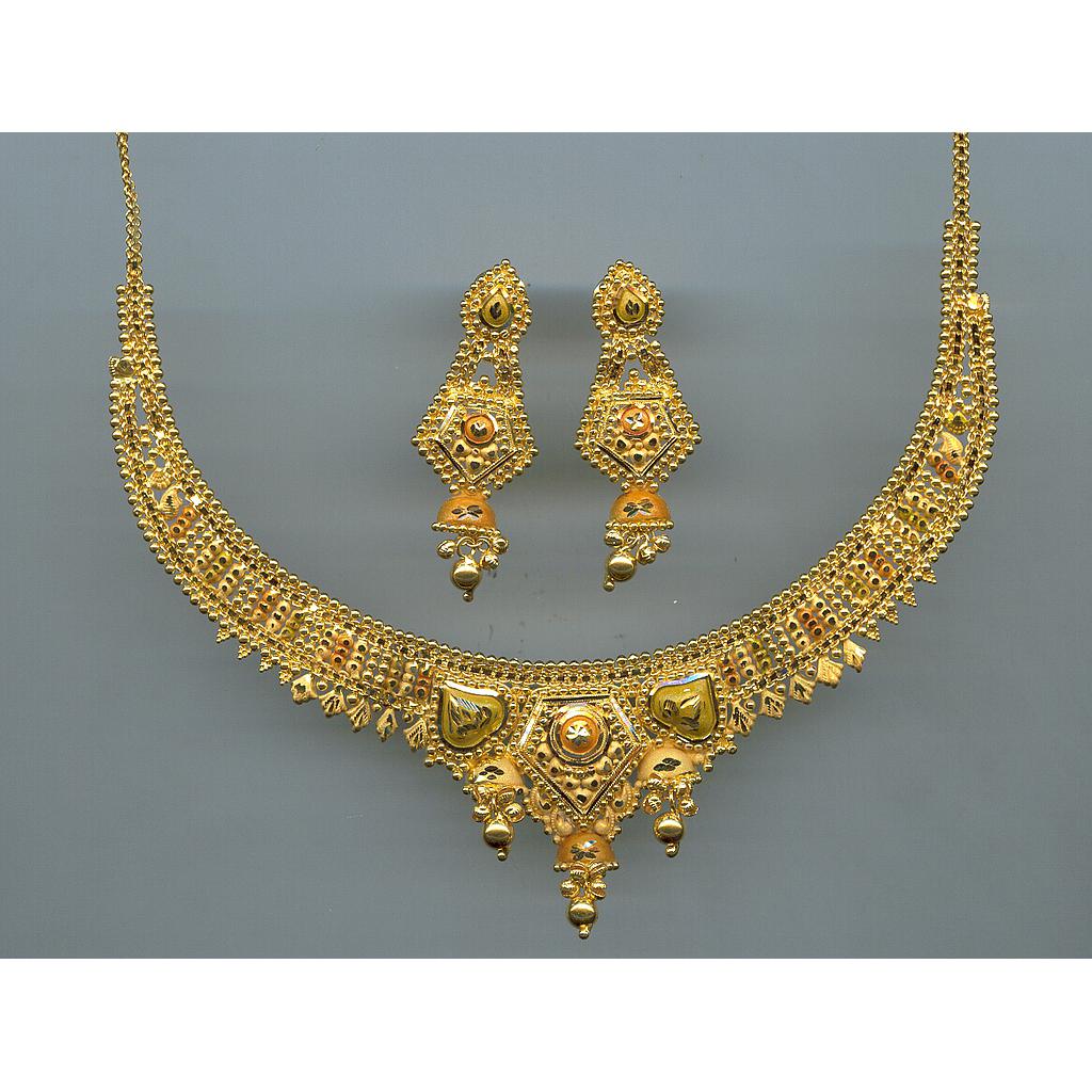 GOLD HALF SET ROUND PLAIN FANCY