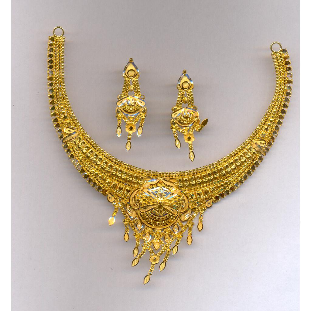 GOLD HALF SET ROUND PLAIN FANCY
