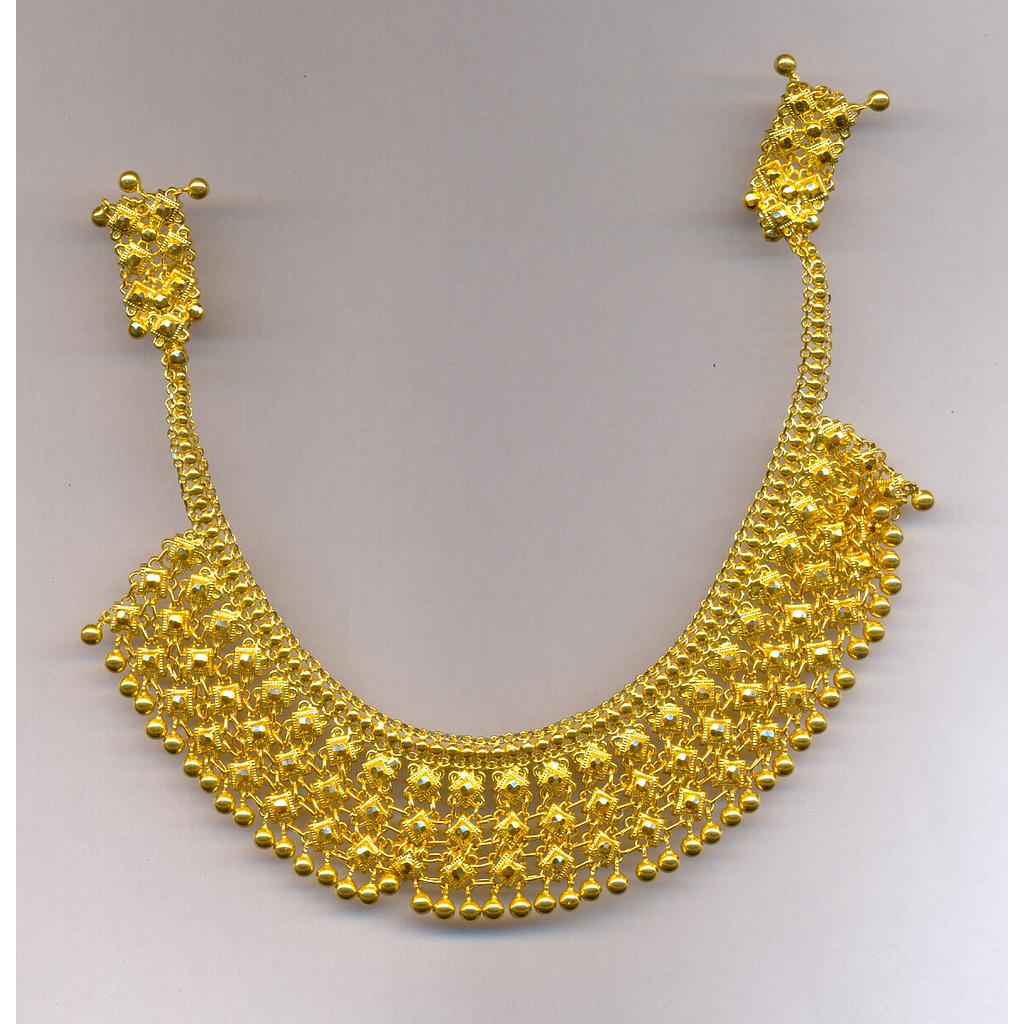 GOLD HALF SET ROUND PLAIN FANCY