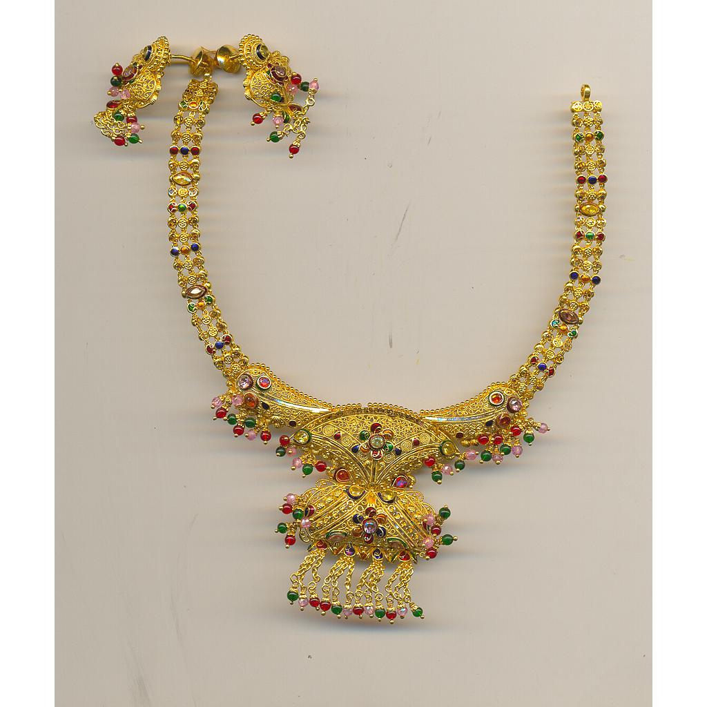GOLD HALF SET ROUND PLAIN FANCY