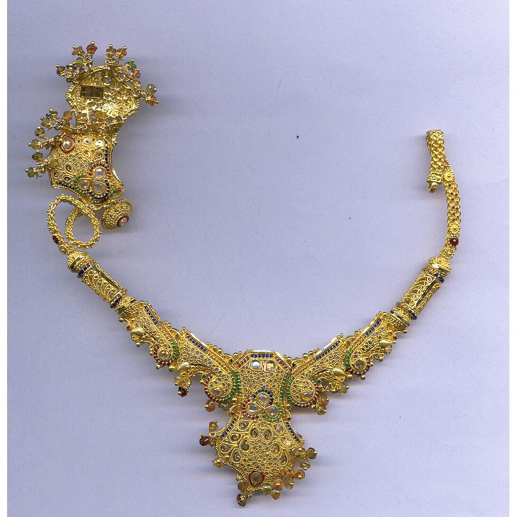 GOLD HALF SET ROUND PLAIN FANCY