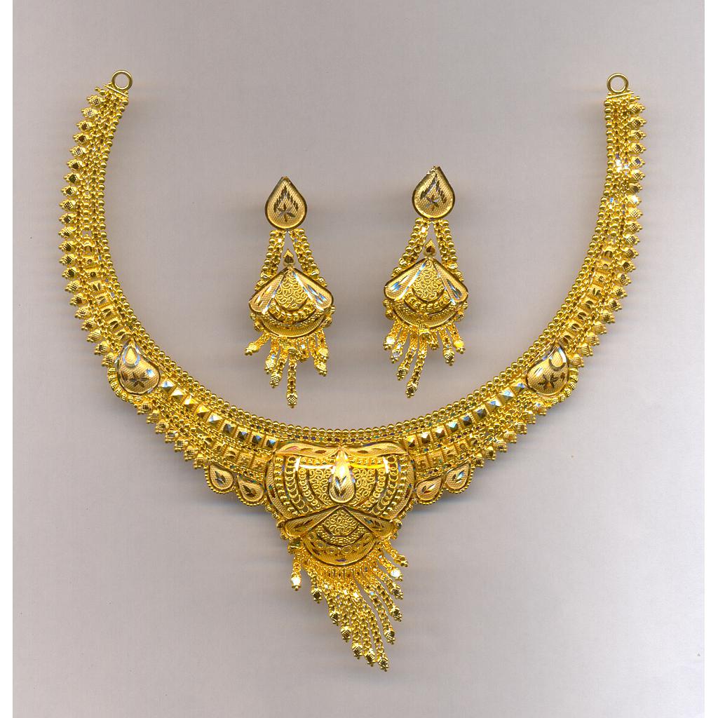 GOLD HALF SET ROUND PLAIN FANCY