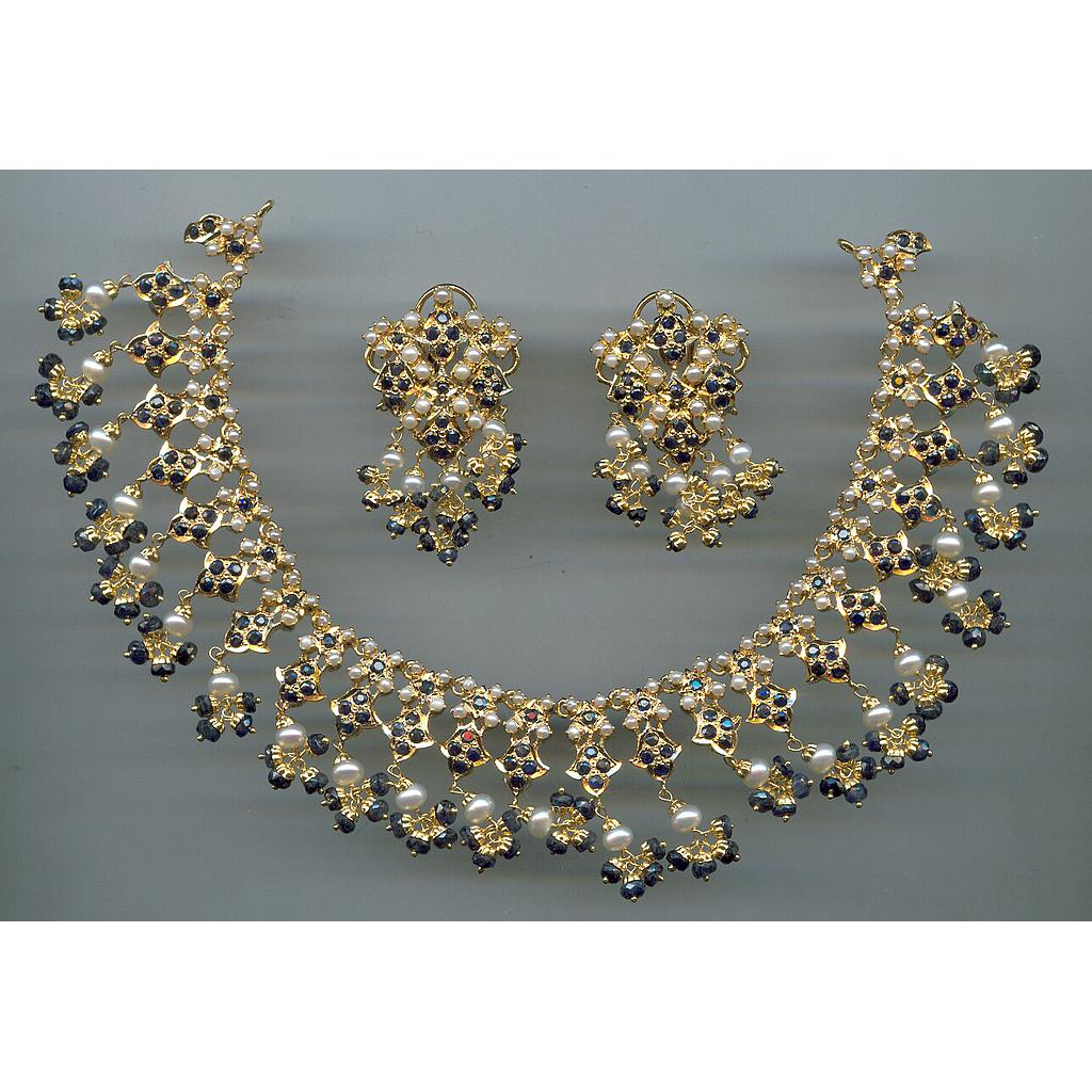 GOLD HALF SET ROUND REALSTONE EXCLUSIVE