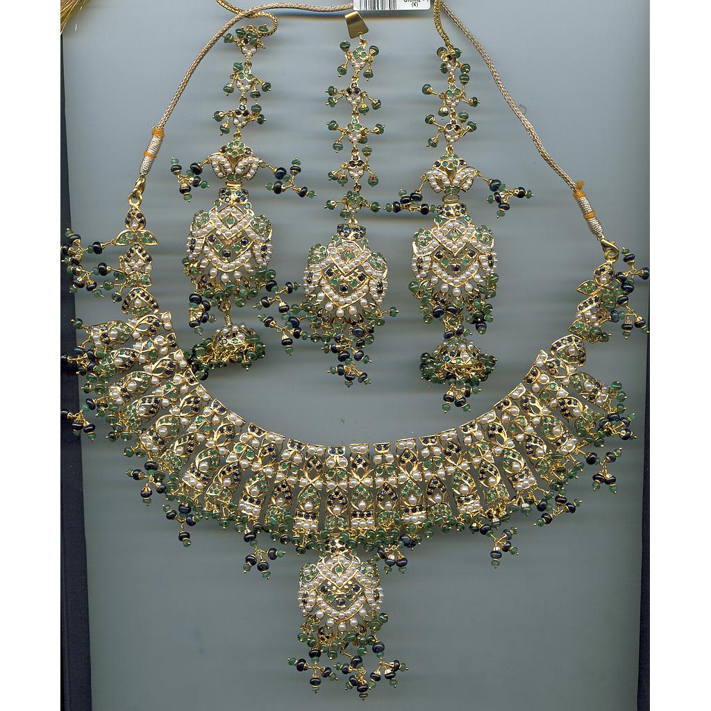 GOLD HALF SET ROUND REALSTONE EXCLUSIVE