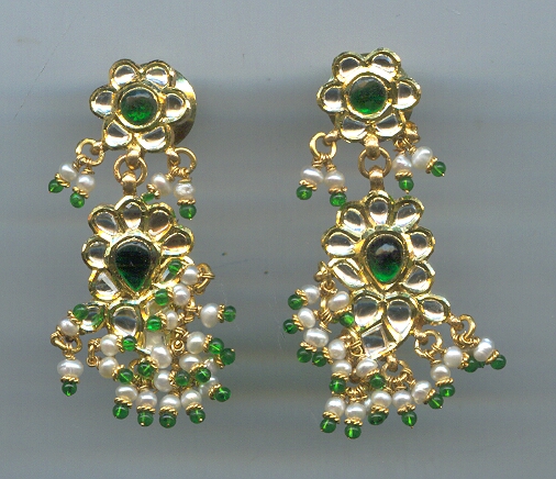 GOLD HANGING KUNDAN EXCLUSIVE