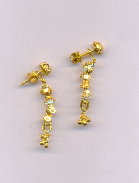 GOLD HANGING PLAIN FANCY