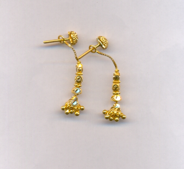 GOLD HANGING PLAIN FANCY