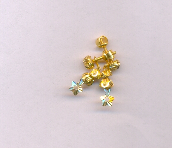 GOLD HANGING PLAIN FANCY