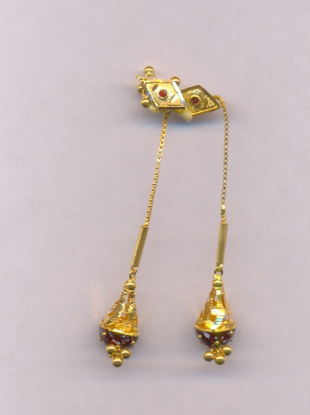 GOLD HANGING PLAIN FANCY