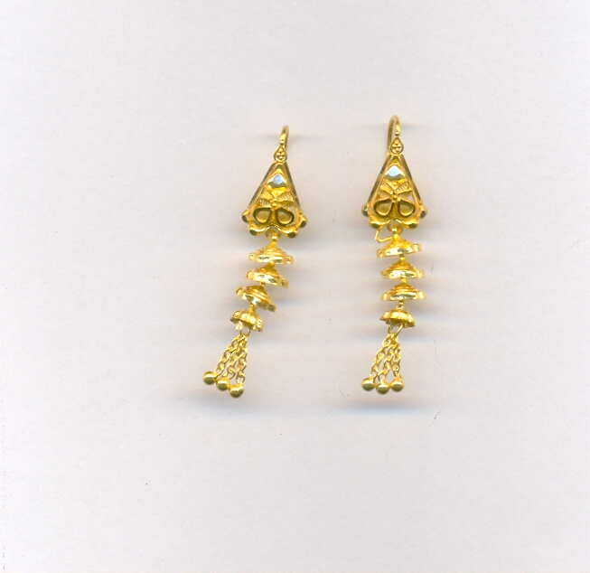 GOLD HANGING PLAIN FANCY