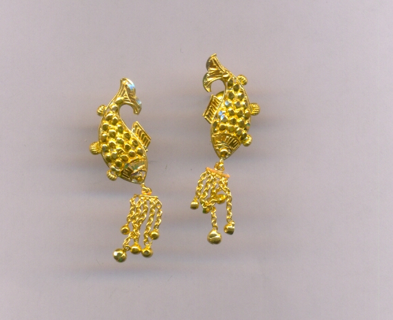 GOLD HANGING PLAIN FANCY