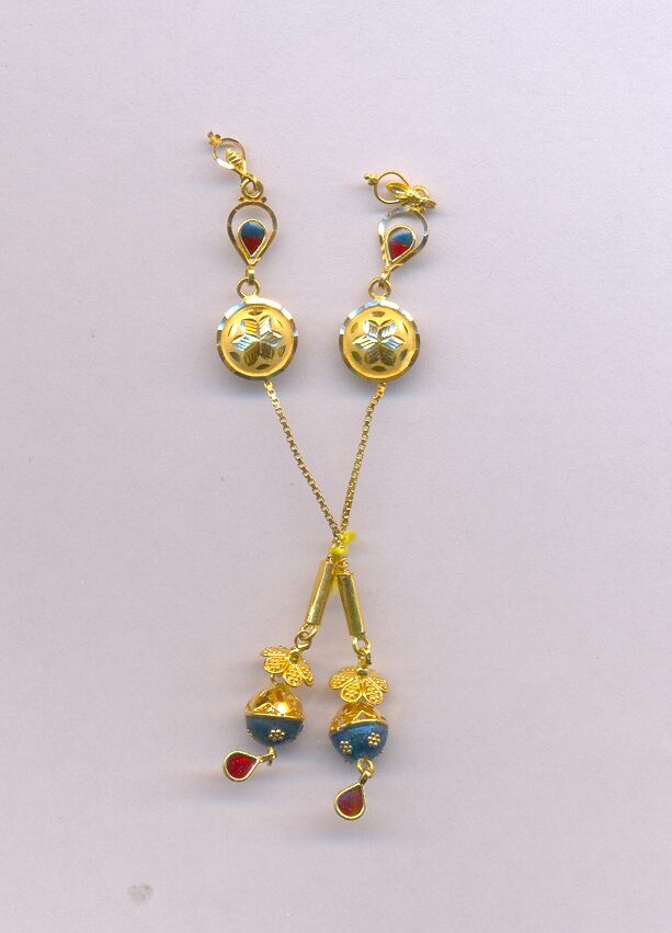 GOLD HANGING PLAIN FANCY