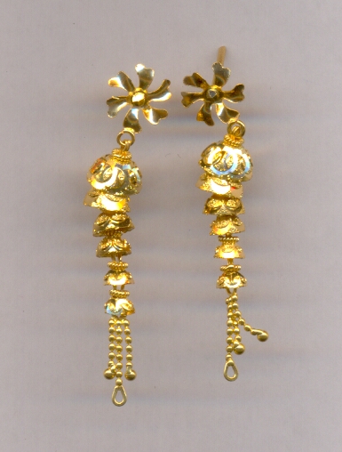GOLD HANGING PLAIN FANCY