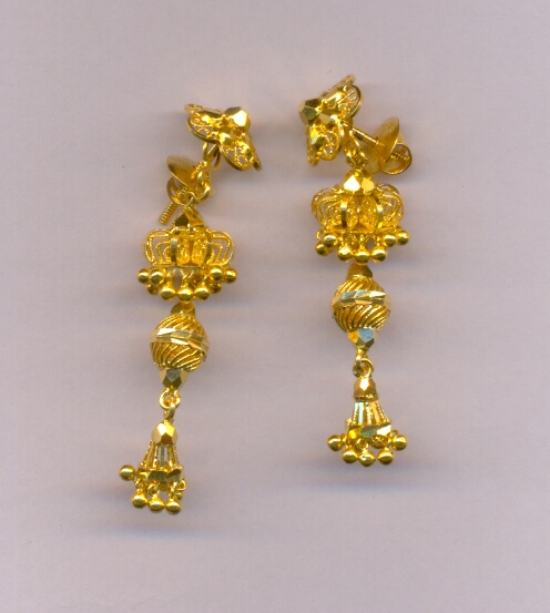 GOLD HANGING PLAIN FANCY