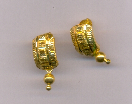 GOLD HANGING PLAIN FANCY