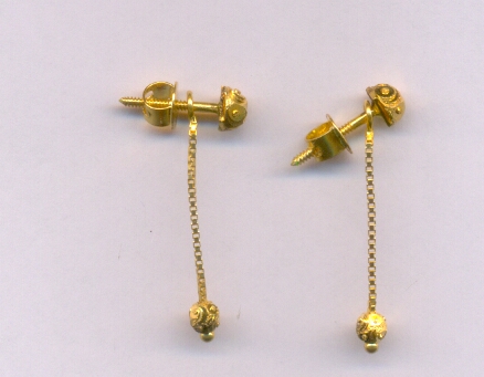GOLD HANGING PLAIN FANCY