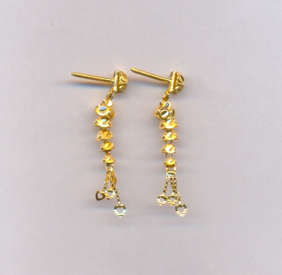 GOLD HANGING PLAIN FANCY