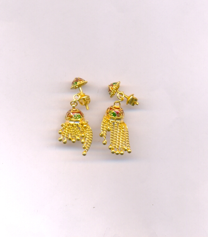 GOLD HANGING PLAIN FANCY