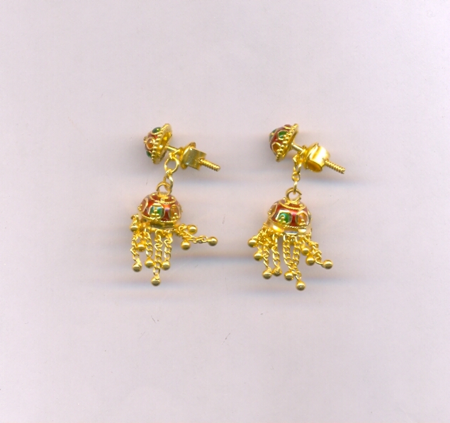 GOLD HANGING PLAIN FANCY