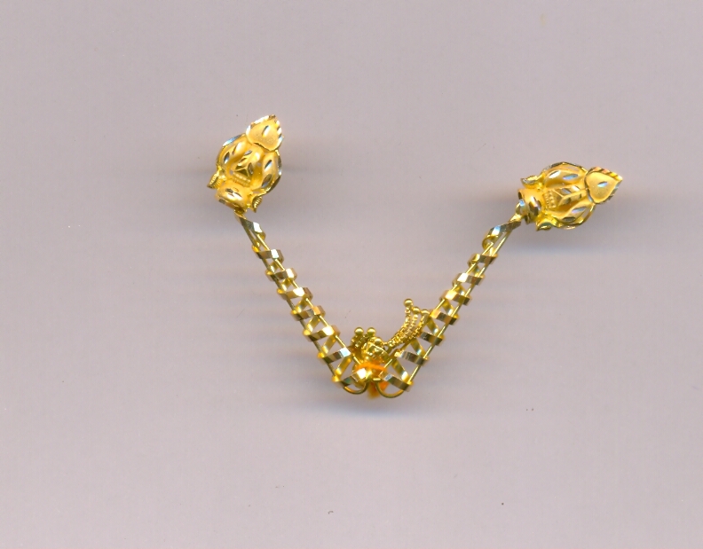 GOLD HANGING PLAIN FANCY