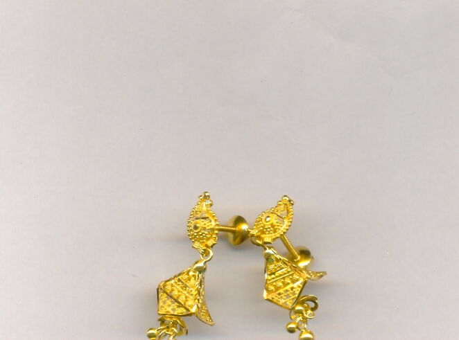 GOLD HANGING PLAIN FANCY