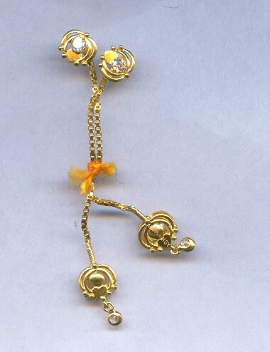 GOLD HANGING PLAIN FANCY