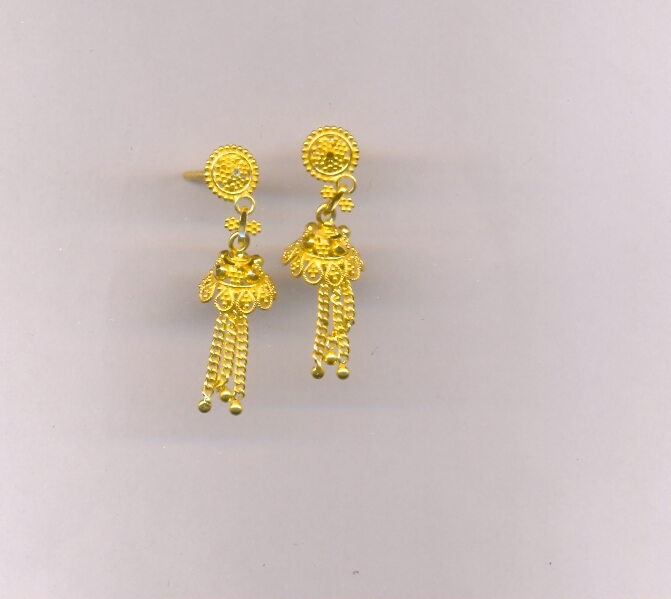 GOLD HANGING PLAIN FANCY