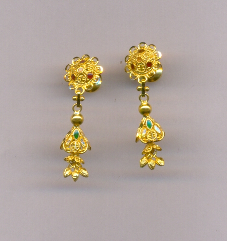 GOLD HANGING PLAIN FANCY