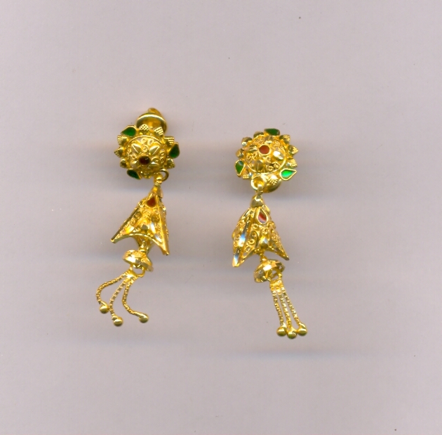 GOLD HANGING PLAIN FANCY