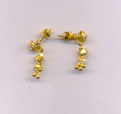 GOLD HANGING PLAIN FANCY