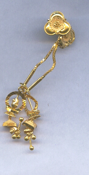 GOLD HANGING PLAIN GENERAL